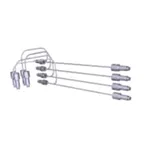 Waters Tubing Assembly, PEEK .062 x .040 x 8, GPV, 4/pk