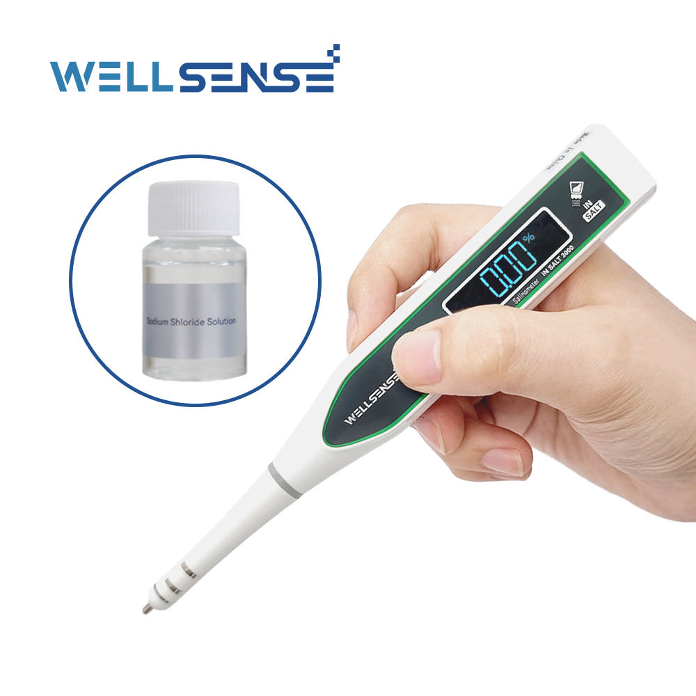 WELLSENSE 웰센스 디지털 염도계 IN SALT 3000 HACCP 해썹 절임배추 장담그기 염도측정기