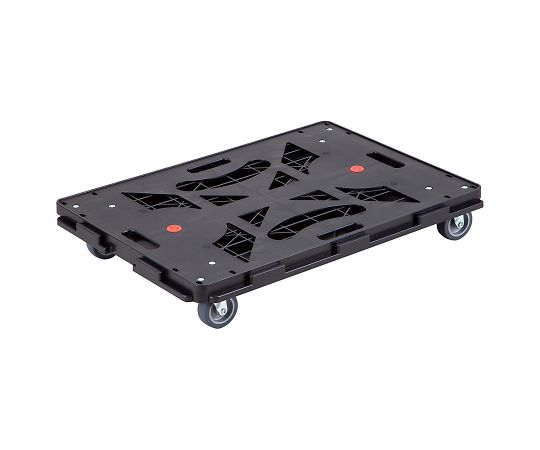 AS ONE Articulated Plastic Flat Cart, 연결식 플라스틱 평대차