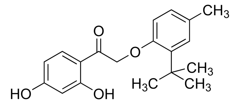 Merck 2-(2-tert-Butyl-4-methylphenoxy)-1-(2,4-dihydroxyphenyl)ethanone
