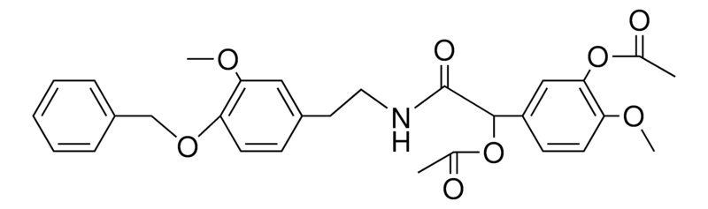 Merck ACETIC ACID (3-ACO-4-MEO-PH)-( - 1 MG&