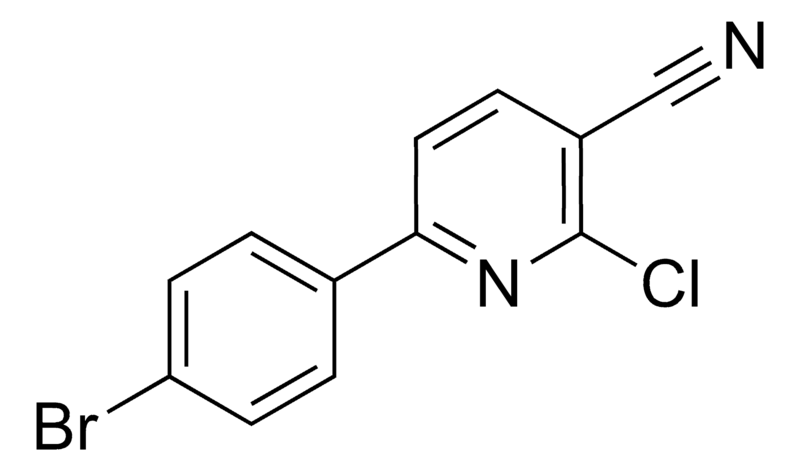 Merck 6-(4-Bromophenyl)-2-chloropyridine-3-carbonitrile