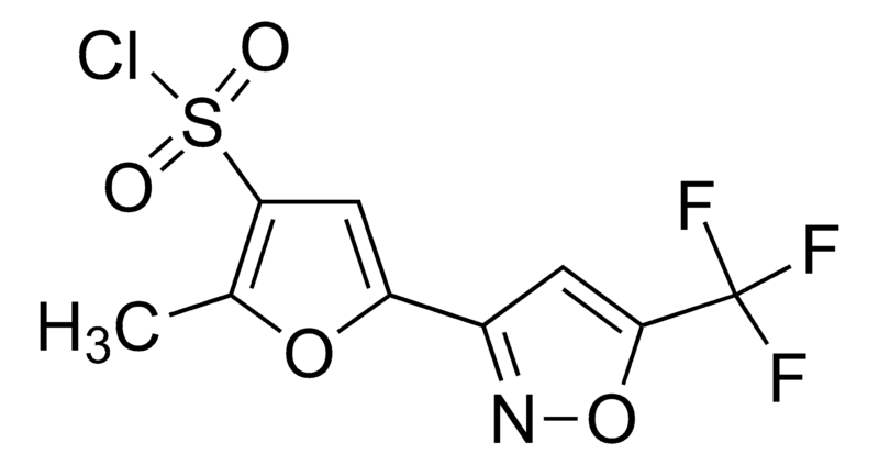 Merck 2-Methyl-5-[5-(trifluoroMethyl)-3-isoxazolyl]-3-furansulfonyl chloride