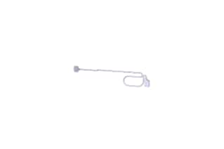 Waters Cable Assembly, D25, M-F, Right Angle, 4 ft