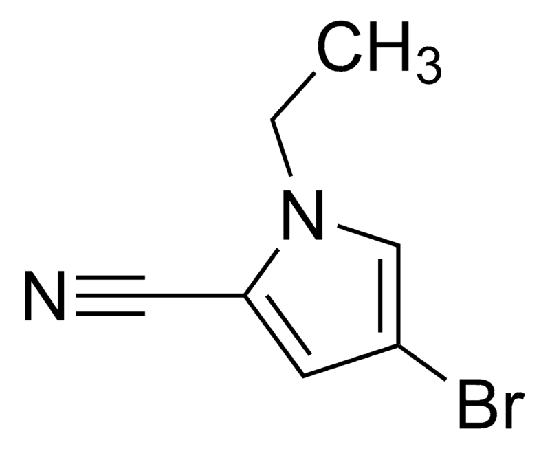 Merck 4-Bromo-1-ethyl-1H-pyrrole-2-carbonitrile