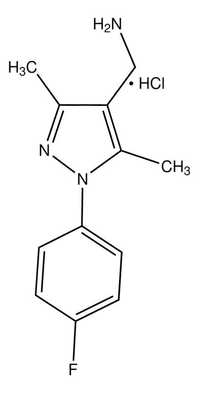 Merck 1-[1-(4-Fluorophenyl)-3,5-dimethyl-1H-pyrazol-4-yl]methanamine hydrochloride