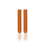 Lklab Korea Amber Disposable Glass Test Tube, Kimble® / 갈색 일회용 유리 시험관, Borosilicate Glass