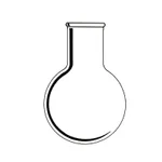 Lklab Korea Blank Round Bottom Flask / 초자 가공용 환저 플라스크, LukeGL®
