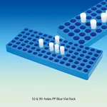 Glassco 50 & 90-hole PP Scintillation Vial Rack