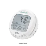 AZ Green Life Indoor Air Monitor of CO 2 ·Temp·RH%·Time Clock