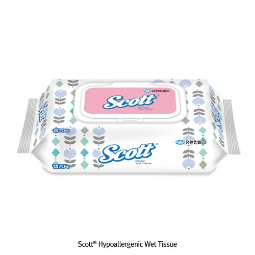 Scott 저자극 물티슈 Hypoallergenic Wet Tissue
