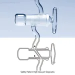 Scilabware Safety Pattern High Vacuum Stopcock