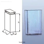 DURAN Square Glass Bath