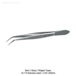 BOCHEM Hi-grade Stainless-steel “Bent & Sharp” Forceps
