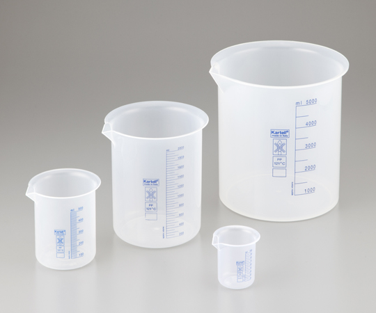 AS ONE Beaker PP(with Blue scale)(Autoclavable), PP 비커(청색 눈금)(오토클레이브 가능)