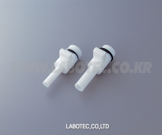 AS ONE Sampling Cock PTFE, 미니콕(가스샘플링 백용)