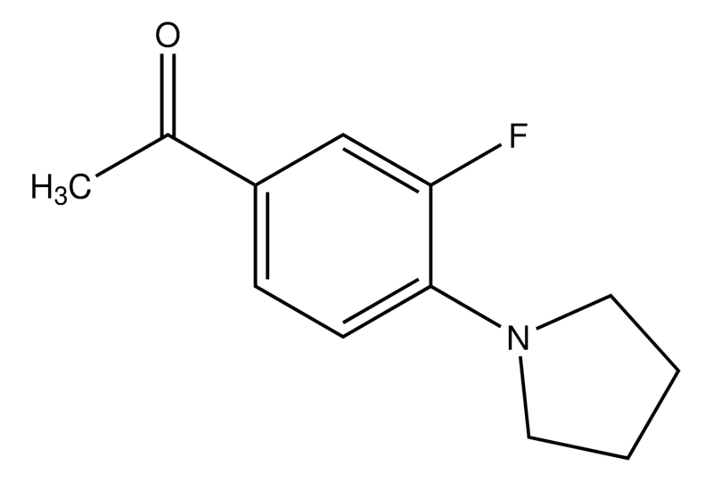 Merck 1-(3-Fluoro-4-(pyrrolidin-1-yl)phenyl)ethanone