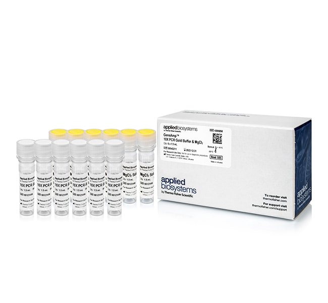 Thermo Fisher Scientific GeneAmp 10X PCR Gold Buffer &amp; MgCl2, 6 x 1.5 mL