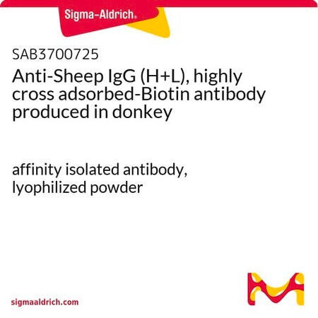 Merck Anti-Sheep IgG (H+L), highly cross adsorbed-Biotin antibody produced in donkey