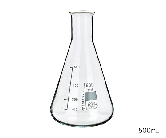 AS ONE Erlenmeyer Flask Glass, 삼각 플라스크