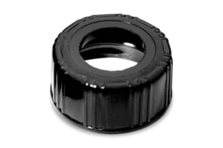 Waters Black, Screw Cap for 10 mL Glass Vial, 100/pk
