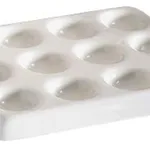 Thermo Fisher Scientific CoorsTek Porcelain Spot Plates, White, 12-Well, 118mm L x 91mm W