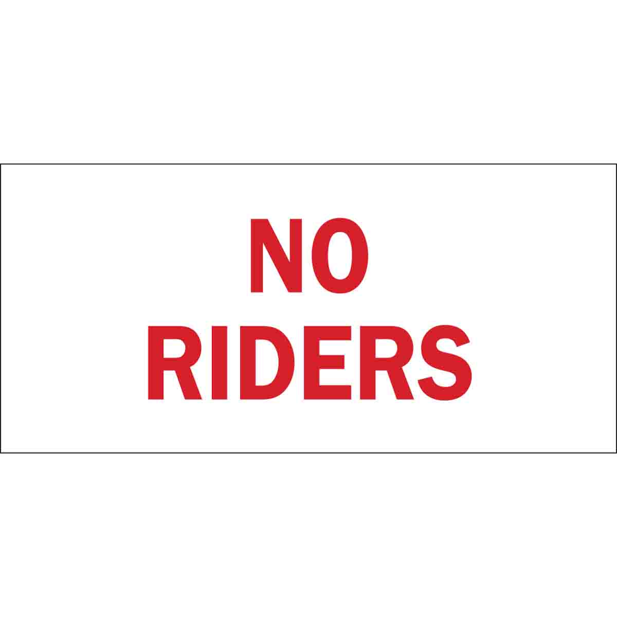 Brady Traffic Sign: Industrial