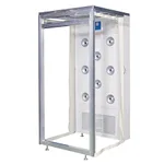 AS ONE Portable Air Shower (Double Row Type with Simplified Booth), 포터블 에어 샤워 (간이부스 부속·2열 타입)