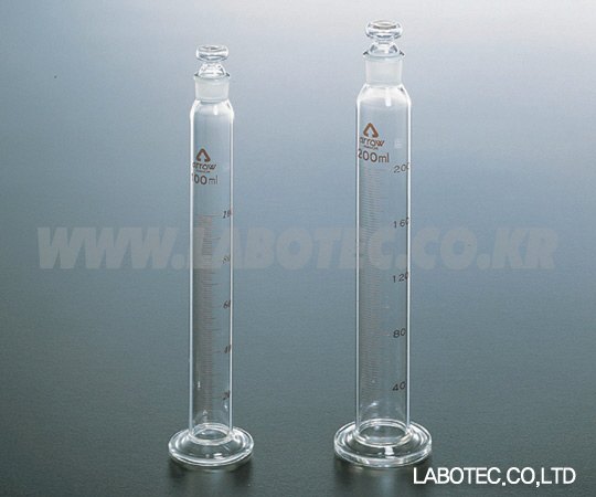 AS ONE Graduated Cylinder Glass(with Plug), 유전 메스실린더(경질유리제)