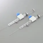 AS ONE Liquid Analysis Microsyringe (with Guide Bar, Fixed Needle Type), 액체분석용 마이크로시린지 (가이드 바 부속·고정 바늘 타입)
