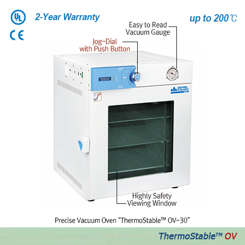 Daihan Science DAIHAN Gas Exchangeable Precise Vacuum Drying Oven “ThermoStable TM OV” , 20·30