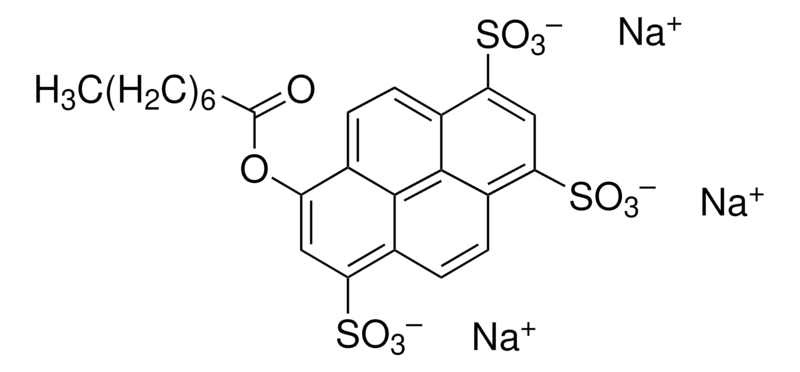 Merck 8-Octanoyloxypyrene-1,3,6-trisulfonic acid trisodium salt
