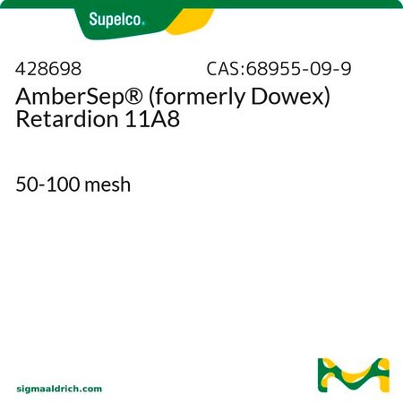 Merck AmberSep(R) (formerly Dowex(R)) Retardion 11A8