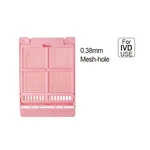 Daihan Science Simport MicromeshTM 0.38mm Mesh-hole Biopsy Cassette, Attached Lid, 45° Angle,