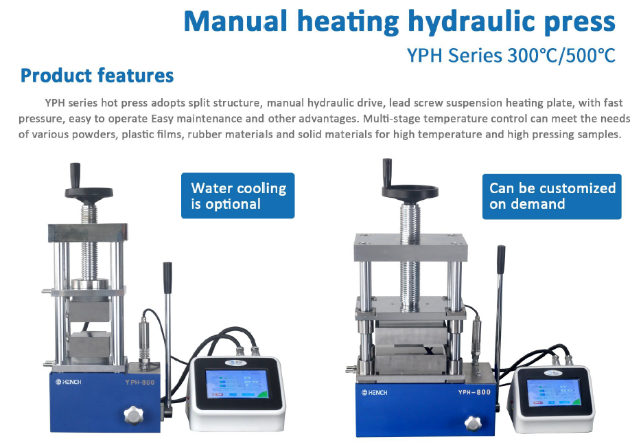 HENCH 500°C Hot Pellet Press 1