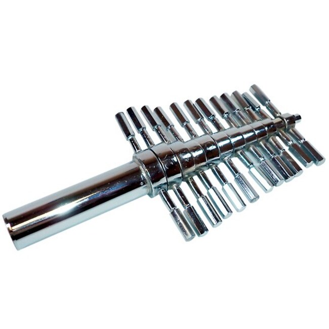 Thermo Fisher Scientific Plated BrassCork Borer,  12-Piece Set