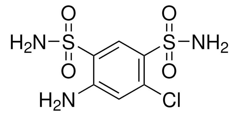 Merck 4-Amino-6-chloro-1,3-benzenedisulfonamide