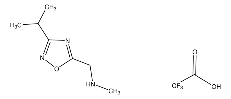 Merck 1-(3-Isopropyl-1,2,4-oxadiazol-5-yl)-N-methylmethanamine trifluoroacetate