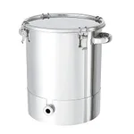 AS ONE Gradient Bottom Type Stainless Steel Airtight Container Clipping Type with A Type Silicon Packing, 바닥 구배형 스테인리스 밀폐용기 (클립 타입, A형 실리콘 팩킹)