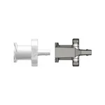 Female Luer Thread Style Smooth Bore to 500 Series Barb, 1/16` (1.6 mm) ID Tubing