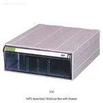 BRAIN 중형 조립식 부품 박스 HIPS Assembly Multiuse Box with Drawer 267×332×h99mm