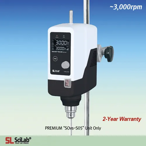 Daihan Science 프리미엄 고속 교반기 PREMIUM Hi-Speed Overhead Stirrer “SOvs-S05”