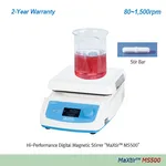 Daihan Science 고성능 디지털 자력 교반기 Premium Magnetic Stirrer “MaXtir TM MS500”