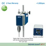 Daihan Science 원격조절식 디지털 중/고점도용 강력교반기 Remote Control High-Torque Digital Overhead Stirrer “HT-T”