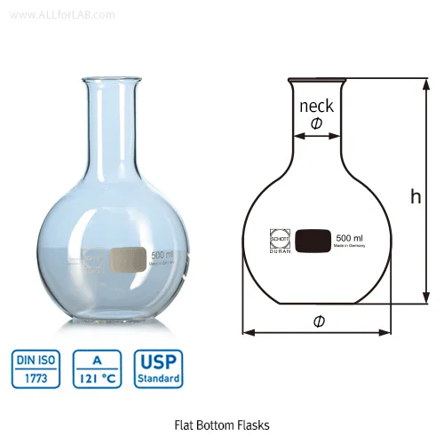 DURAN Flat Bottom Flask