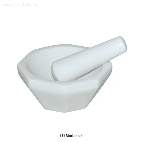 Silico & Chemico Porcelain Works Alumina Mortar & Pestle Set