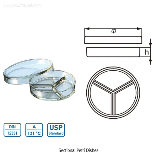DURAN Sectional Petri Dish