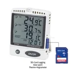 AZ Desktop / Wallmount Dew-point Thermo-Hygrometer of Temp · RH% · DP℃