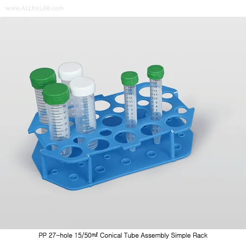 SciLab 27 홀 조립식 랙 PP 27-hole 15 & 50㎖ Conical Tube Assembly Simple Rack