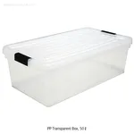 National 50 & 75Lit PP Transparent Storage · Transfer Box